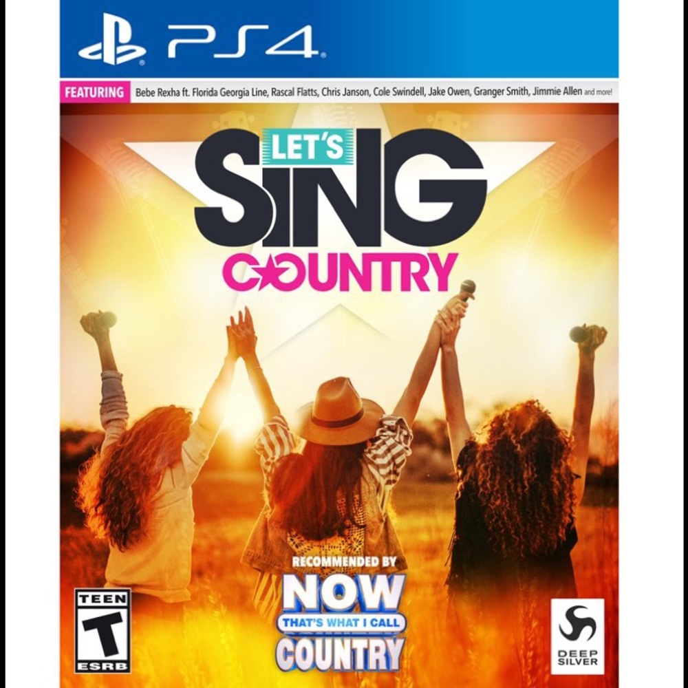 PS4 video game - Let’s Sing Country
